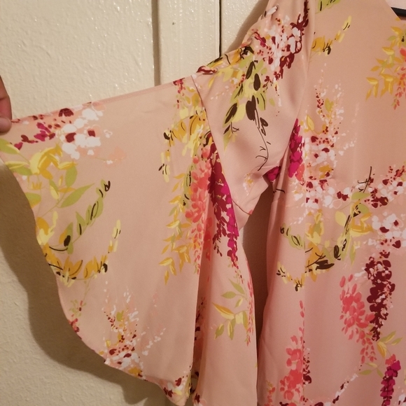 Worthington Floral Midi Dress M - Picture 3 of 7